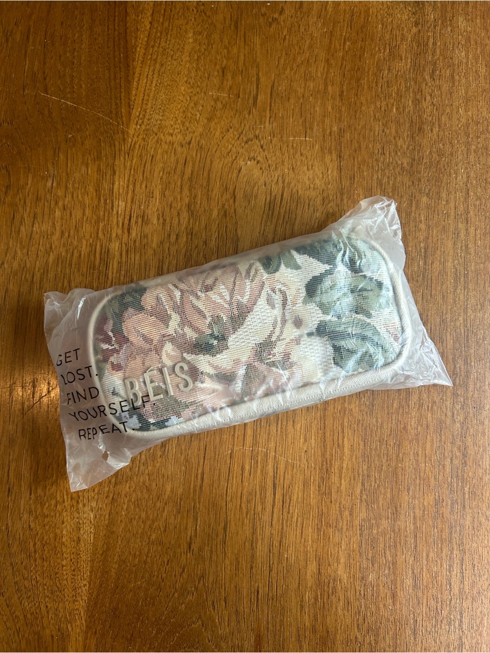New BEIS Vintage Floral Tech Organizer Pouch
